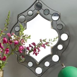 Moroccan accent mirror